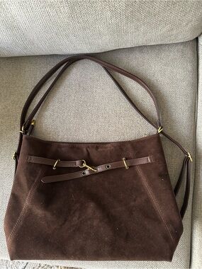 Brown shoulder bag